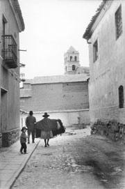 Street in Potosi, 1970